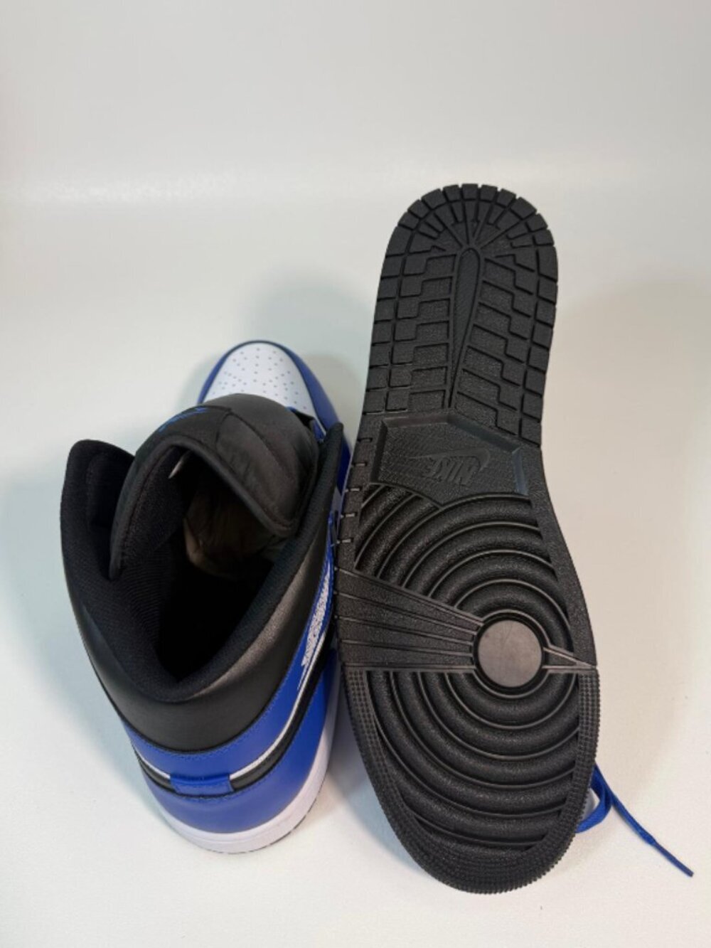Air Jordan 1 Mid Herenschoenen - Blauw Size 18 - Picture 4 of 5